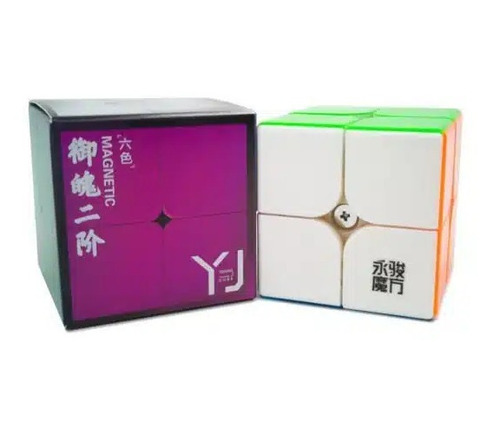 Cubo De Rubik Yj Yupo 2x2 Magnético Stickerless