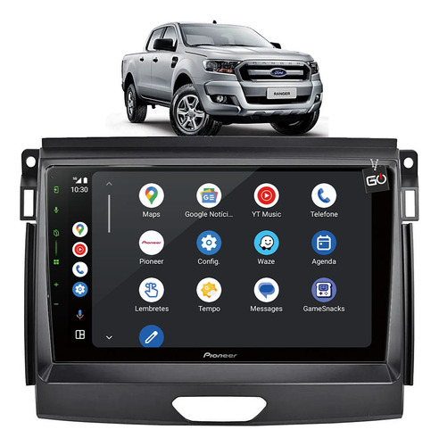 Multimidia Pioneer Gps Carplay + Canbox Amarok 2017 À 2021 Cor Amarok 2017 2018 2019 2020 2021 2022 2023 2024 2025
