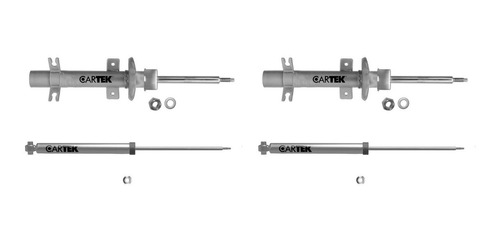Paquete 4 Amortiguadores Ford Fiesta 2004 1.6 Lts