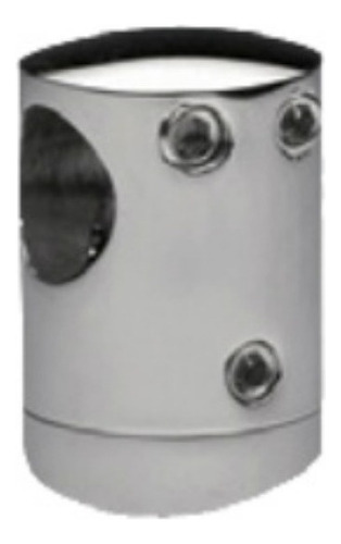 Conector Poste De Acero Inoxidable Base Curva Tubo 1/2 44pzs