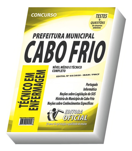 Apostila Prefeitura De Cabo Frio - Técnico Em Enfermagem