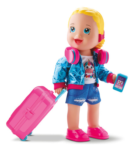 Boneca My Little Collection Vamos Viajar - Menina