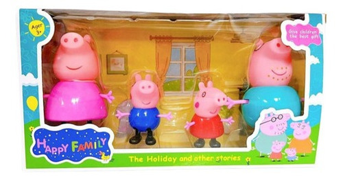 Familia Peppa Pig 4 Piezas