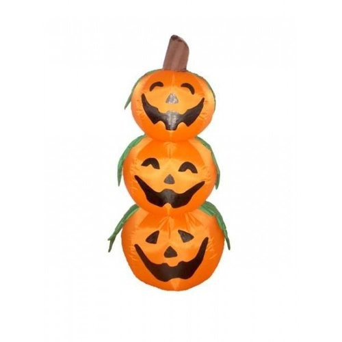 El Holiday Pasillo De Halloween Inflable 3 Calabazas En La