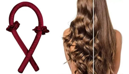 Modelador De Cachos Em Cetim Sem Fonte De Calor Sem Frizz