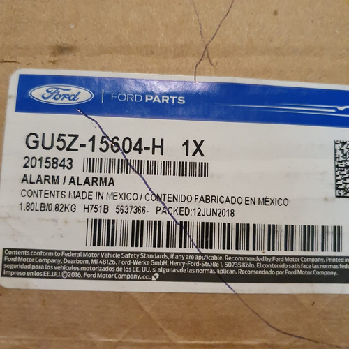Modulo Bcm Ford Explorer Version Policia 16/17 Gu5z 15604 H
