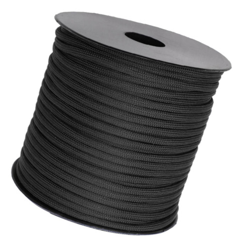 Cuerda Tejida Paracord Para Acampar Cuerda De Negro