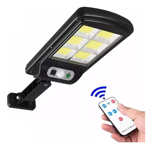 Lampara Luz Foco Solar 240 Led Exterior C/ Sensor Y Control