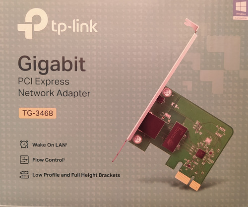 Tarjeta De Red Tplink Tg-3468 Lan Rj45 Pci-express