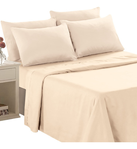Imagen 1 de 4 de Juego De Sabanas King Size 600h Calidad Hotelera