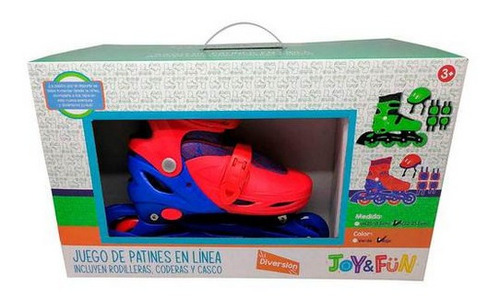 Patines En Línea Para Niños Joy & Fun + Equipo De Protección