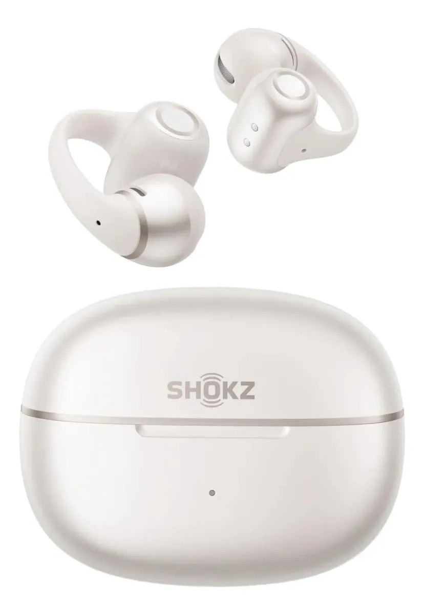 Auriculares Bluetooth Shokz Opendots 2 Dolby Audio E320 blanco - blanco
