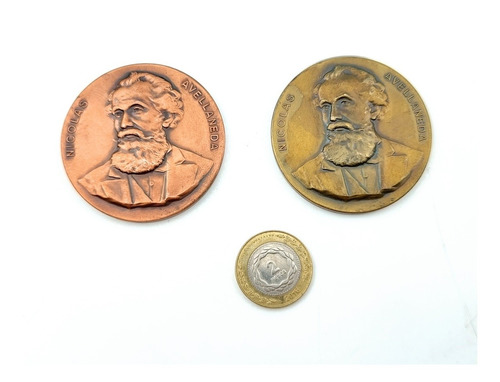 Medallas Presidente Avellaneda 1974 (52 Mm) - Numismatica