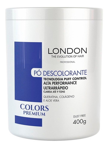 Pó Descolorante Colors Premium London - 400g