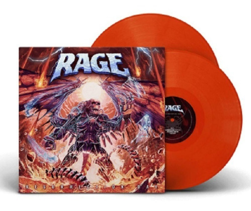 Vinilo LP Rage Resurrection Day sellado Running Hellowen Wild