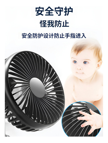 R Ventilador Eléctrico Usb Súper Fuerte Que Circula Con