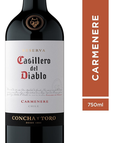 Vino Casillero Del Diablo Reserva - Carmenere - 750ml