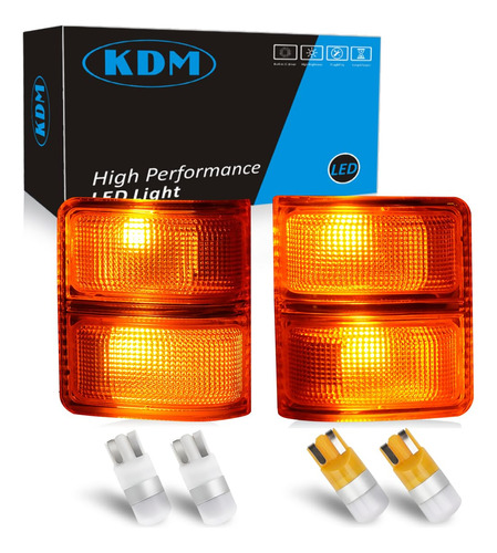 Kdm Luz Reflectora Led Para Espejo Lateral Fo-rd Super Duty