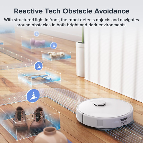 Roborock Qrevo Curv S5x Robot Aspirador Y Trapeador Con Su