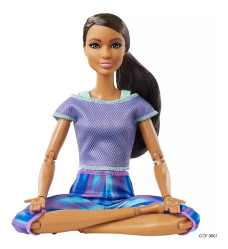 Imagem 1 de 6 de Barbie Articulada Feita Para Mexer To Move Morena Mattel Ms