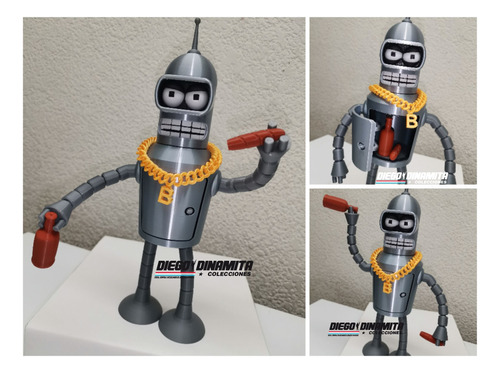 Figura Bender Futurama Coleccionable Robot Simpsons