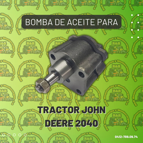 Bomba De Aceite Para Tractor John Deere 2040