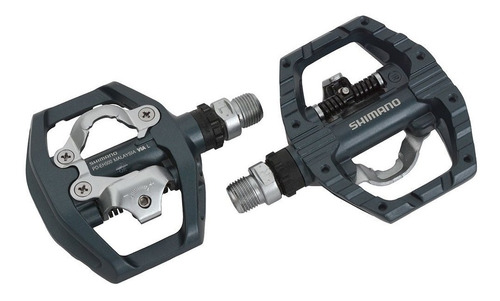 Pedal Shimano Pd-eh500 Plataforma Clip Com Tacos Bicicleta