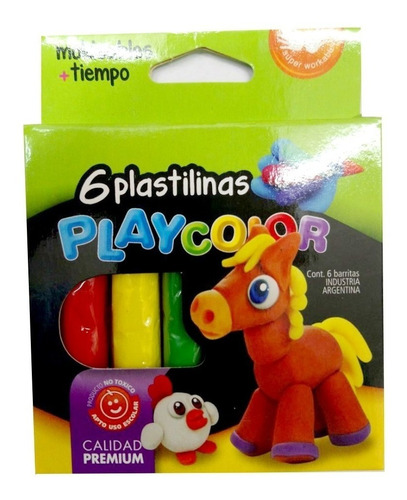 Plastilinas Playcolor X6 Distribuidora Lv