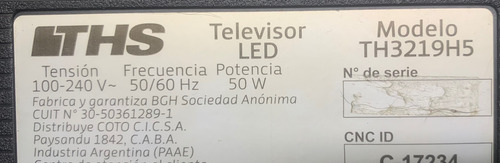Placa Main Ths Th3219h5 (Usado)