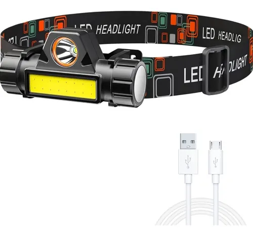 comprar Linterna De Cabeza Led Recargable Portatil