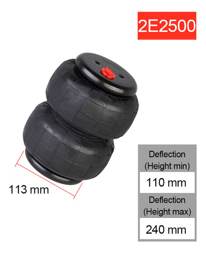 Suspensión Universal De Goma Air Ride Springs 2e2500 2500ib
