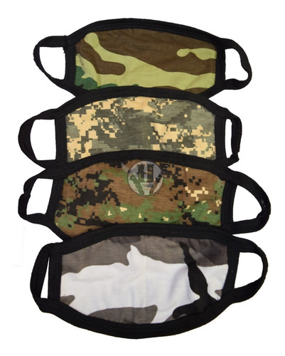 Imagen 1 de 2 de Barbijo Cubre Tapaboca Camuflado Acu Selva Marpat Urbano