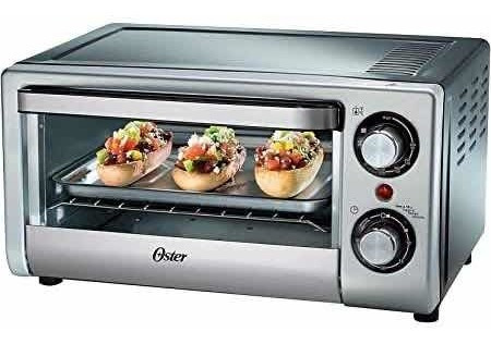 Horno Tostador Oster Compact Tssttv10l 10l Plata 127v