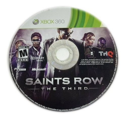 Saints Row The Third Para Xbox 360 Usado - Blakhelmet C