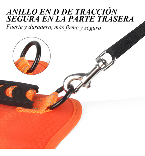 Pechera Arnés Para Perro Gato Con Correa Reflectante Cómodo