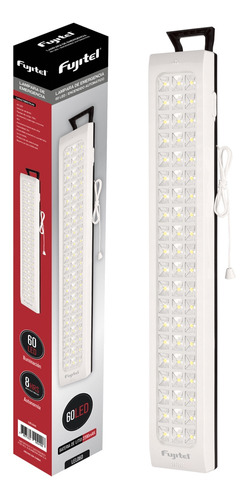 Lampara Emergencia Fujitel Recargable 60 Led Litio