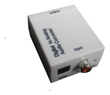 Wgf Rca Óptico Digital De Señal De Toslink Coaxial Al Conver