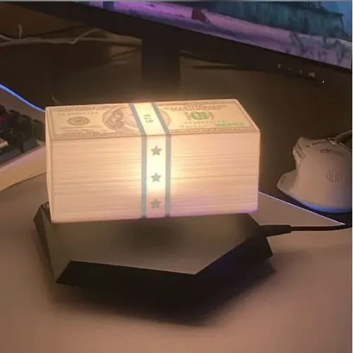 Lâmpada De Levitação Magnética Gta Money - Luz Noturna Flutu