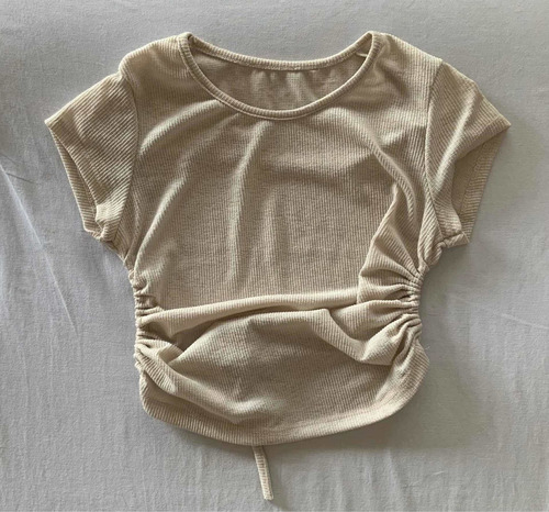 Sale! Top Elastizado Beige Claro. Espalda Abierta #jor6