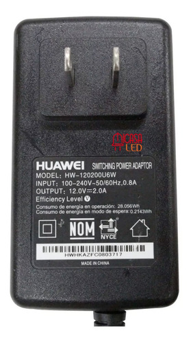 Imagen 3 de 3 de Eliminador 12v 2a Conector Tira Led