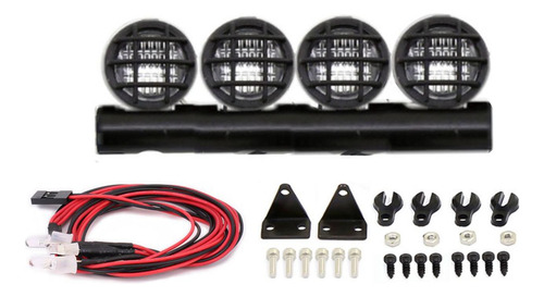 2 Barra De Luces Led Rc 4 Para Axial Scx24 Axi00001 Modelo