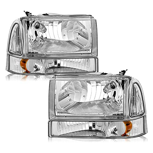 Tusdar Juego De Faros Delanteros Para Ford F250 F350 F450 F5