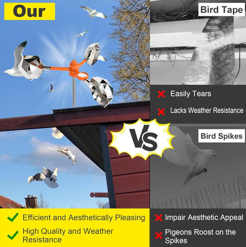 Reflectores P Aves Pájaros Disuasorios Ahuyentadores Palomas