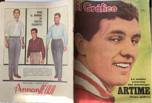 Revista Antigua El Gráfico N° 2450 Fútbol 1966 Cb