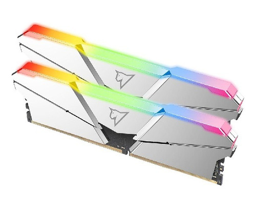 Netac Memoria Shadow Rgb 2x8gb 3200 Silver Ntsrd4p32dp-16s