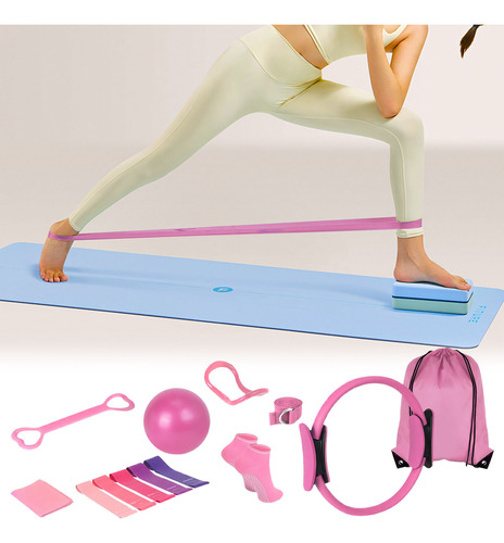 Un Set De Yoga Y Pilates Para Hacer Ejercicio En Casa, Yoga