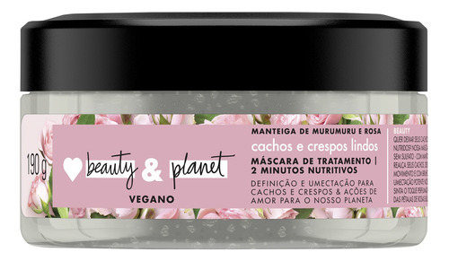  Máscara de tratamento Love Beauty & Planet Curls Intensify 190g