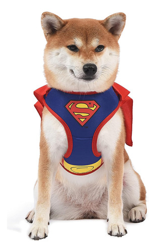 Dc Comics Arnes Para Perro De Superman Para Mascotas Disfraz