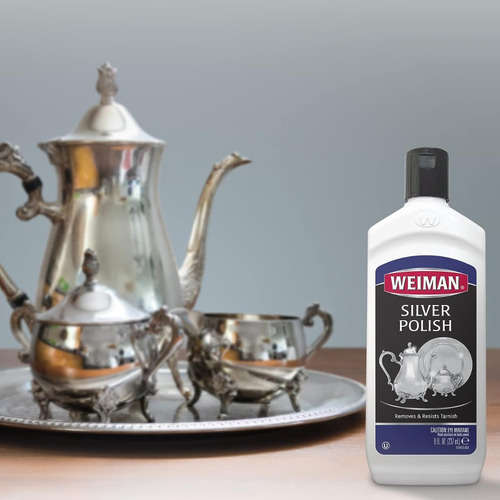 Weiman Limpiador Pulidor De Plata Ley, 8 Oz, 237ml Importado