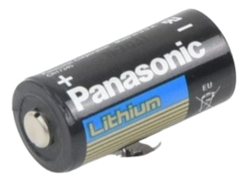 Batería Litio Panasonic 3vcc 1550mah Cr123ap Paquete 3 Pzas